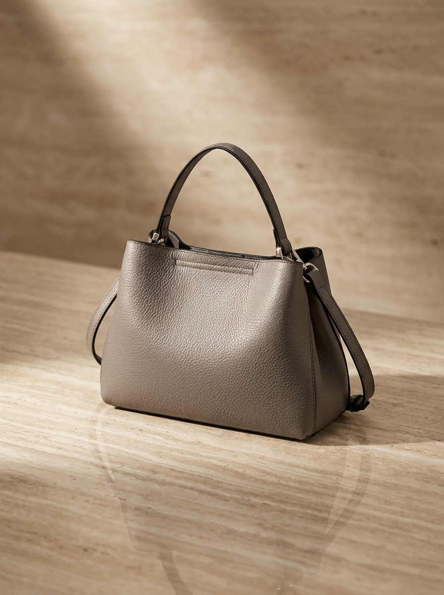 The Norr Structured Tote — Genuine Leather